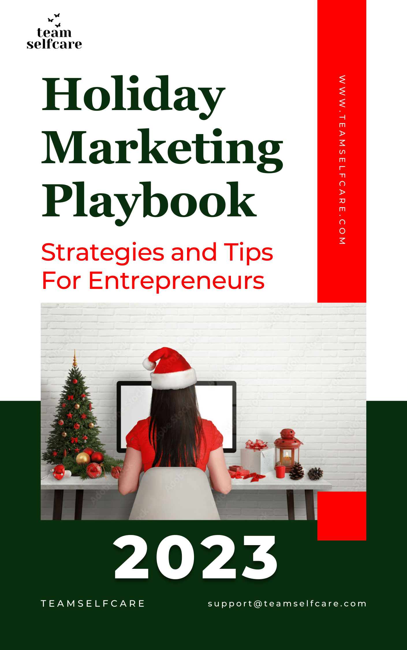 Book cover for Holiday Marketing Playbook