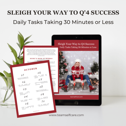 Sleigh your way to Q'4 Success Daily tasks taking 30 minutes or less